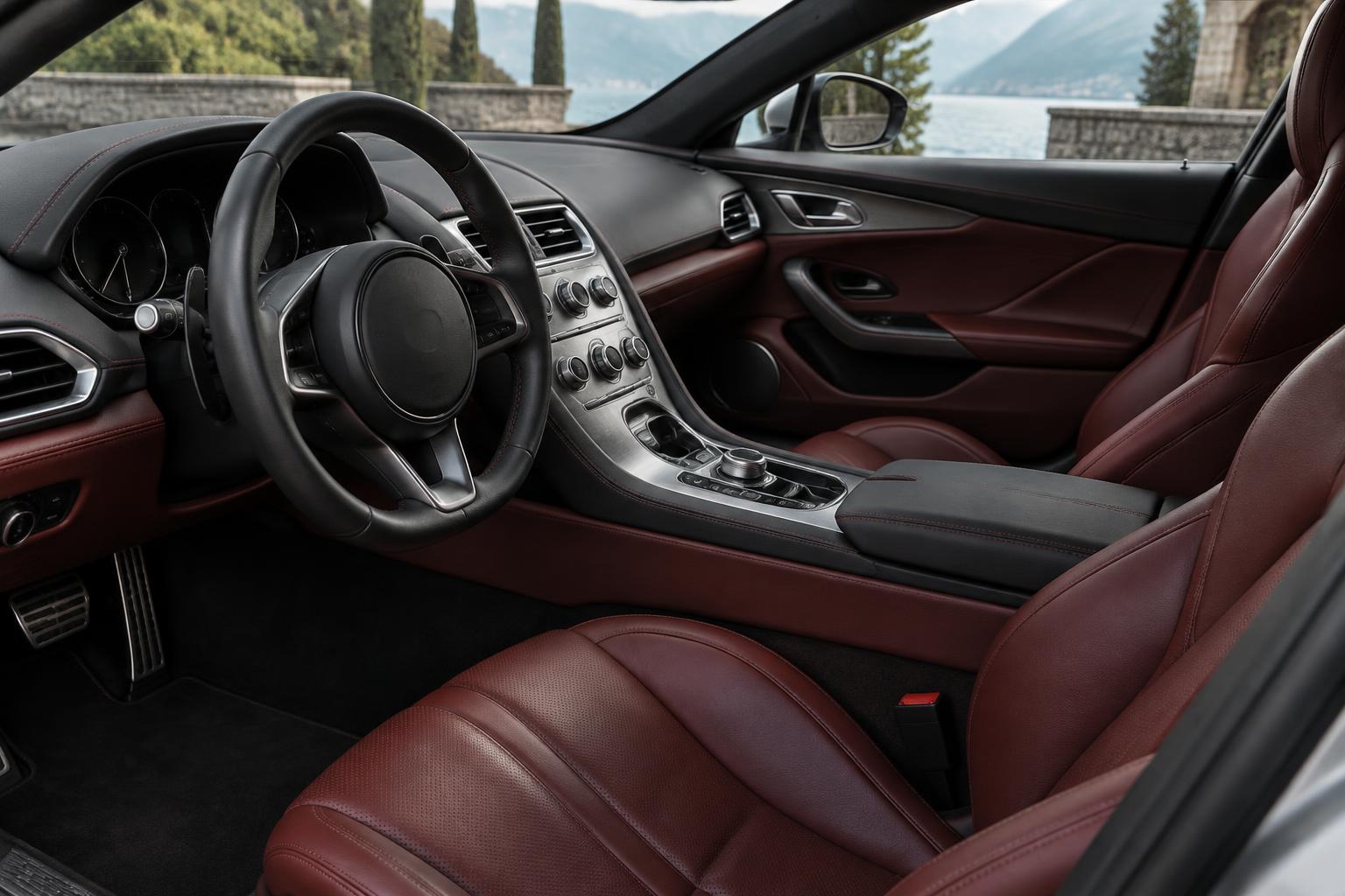Automotive interior — editorial photograph